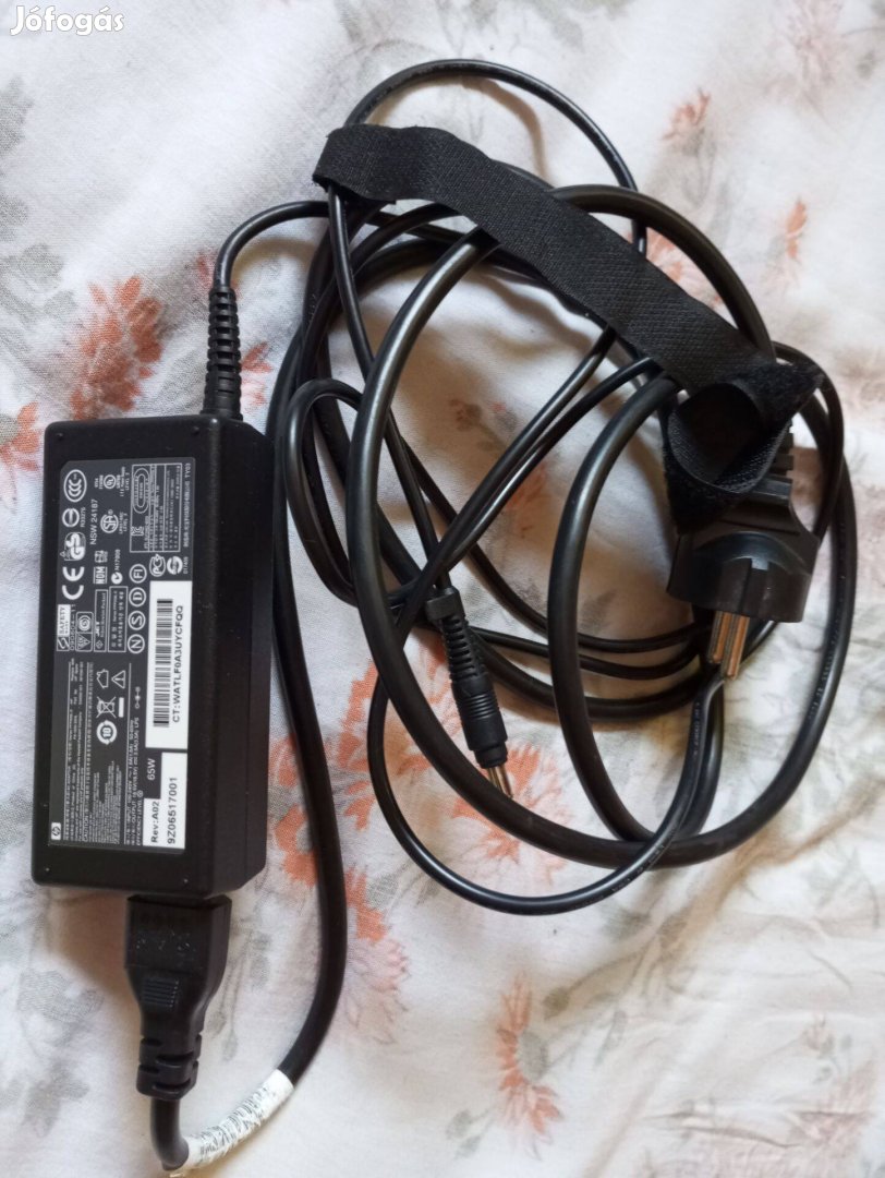 HP laptop AC adapter/tápegység/töltő NSW 24187 519329-001 65W