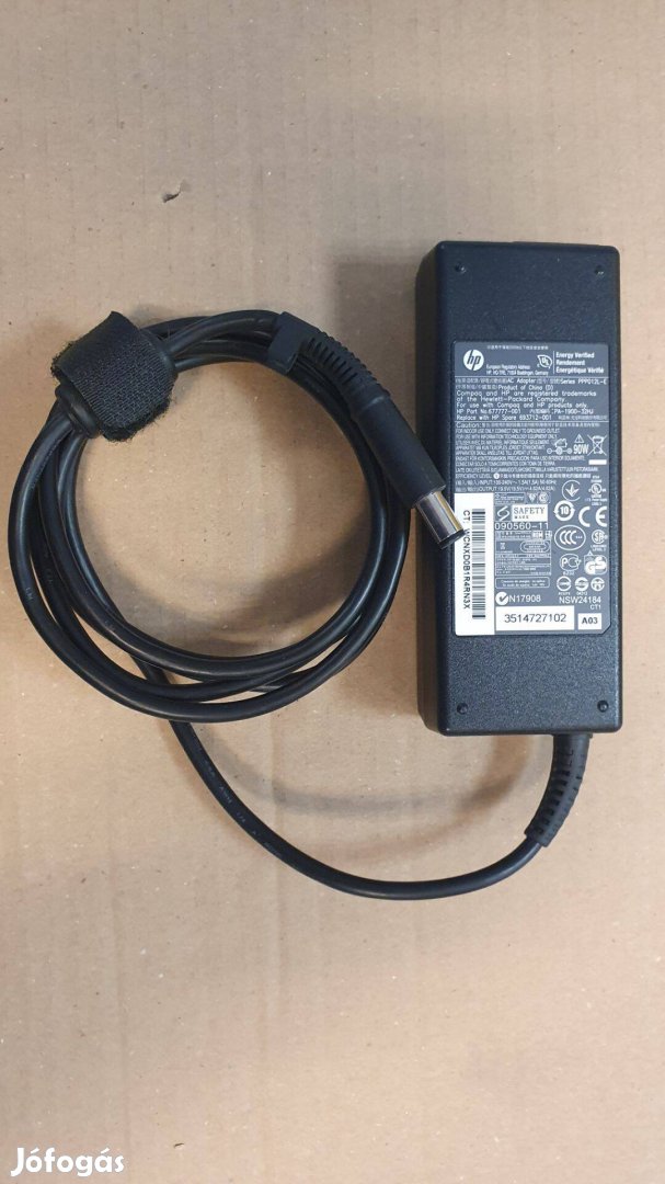 HP laptop notebook adapter töltő 19,5V 4,62A eredeti