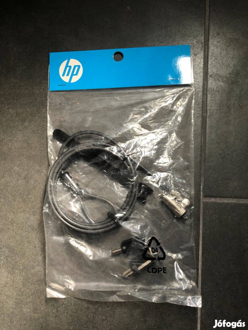 HP ultraslim kulcsos kábelzár - új , bontatlan kábel zár - H4D73AA