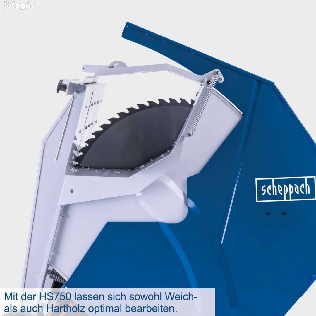 HS750 Scheppach Hinta fűrész - 400V 5000W | 700mm | HW fűrészlap| Dönt
