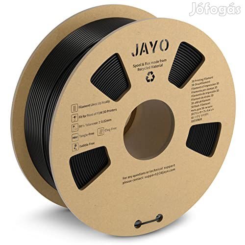 HS-PLA Fekete 1,1 kg (Jayo) 1,75mm (5417)