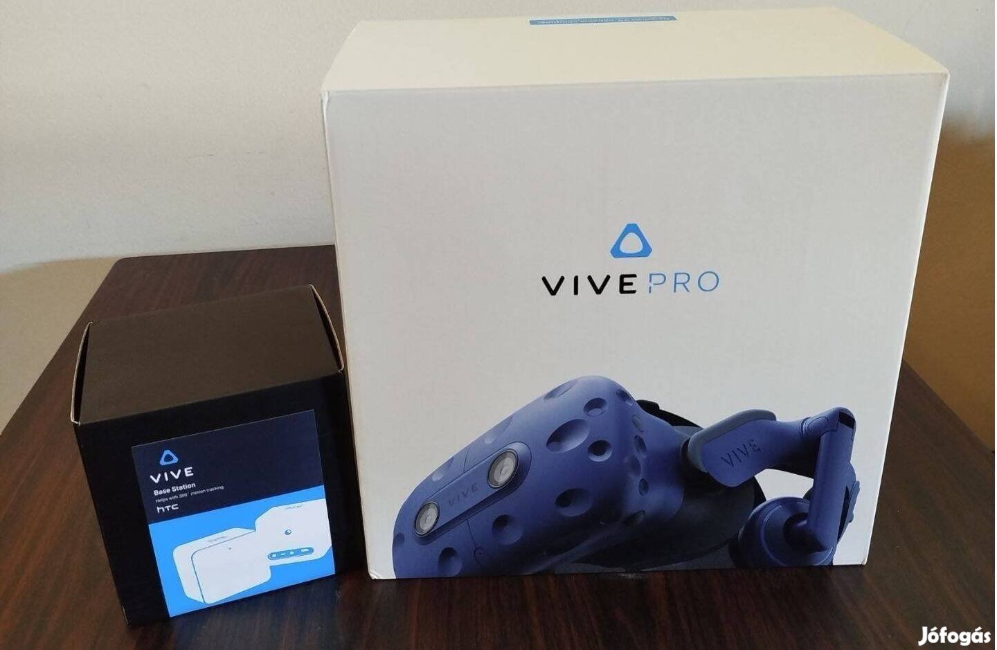 HTC Vive Pro VR headset + 1 db Bázis állomás