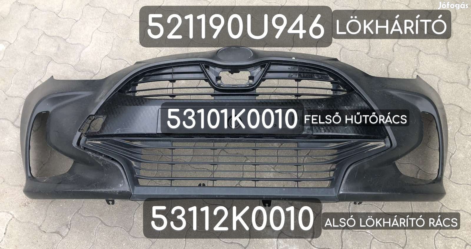 HŰTŐRÁCS FELSŐ YARIS 2020-2023 eladó