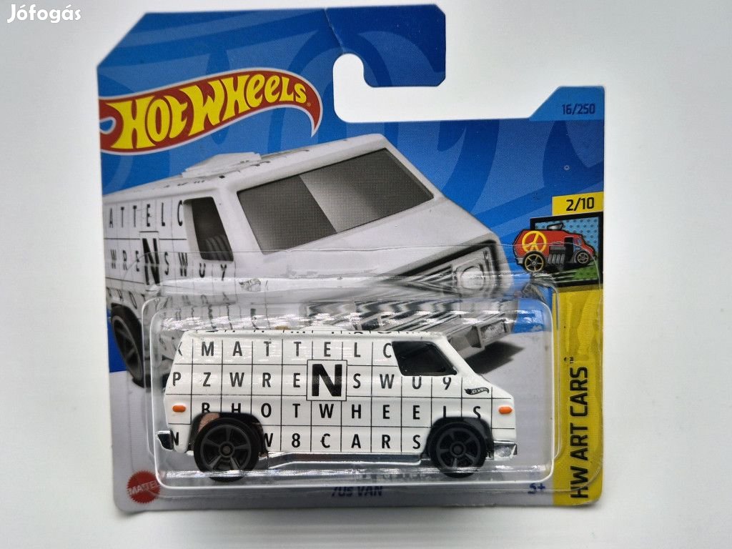 HW Art Cars - 2023 16/250 - 70s Van -  Hot Wheels - 1:64