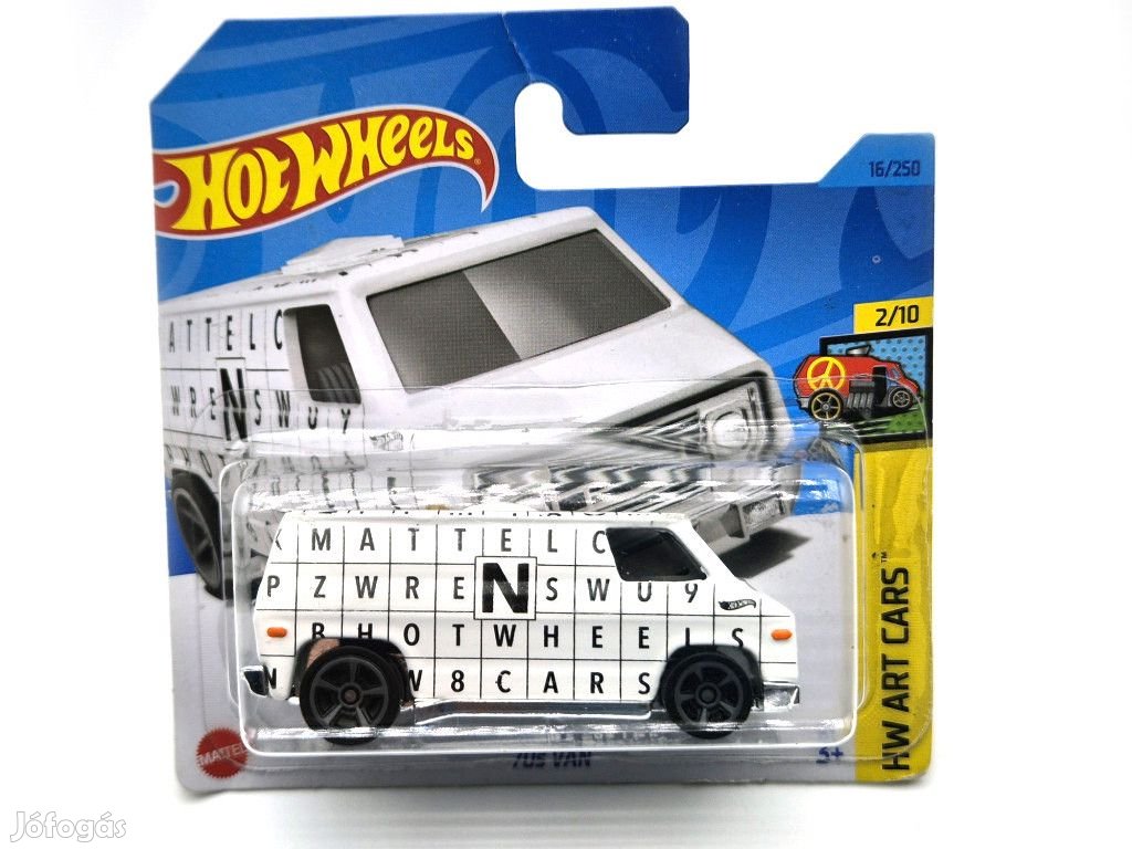 HW Art Cars - 2023 16/250 - 70s Van -  Hot Wheels - 1:64