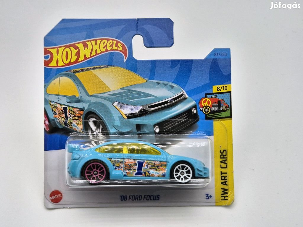 HW Art Cars - 8/10 - Ford Focus (2008) -  Hotwheels - 1:64