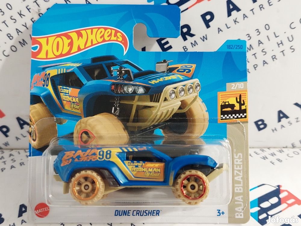 HW Baja Blazers - 2023 182/250 - Dune Crusher -  Hot Wheels - 1:64