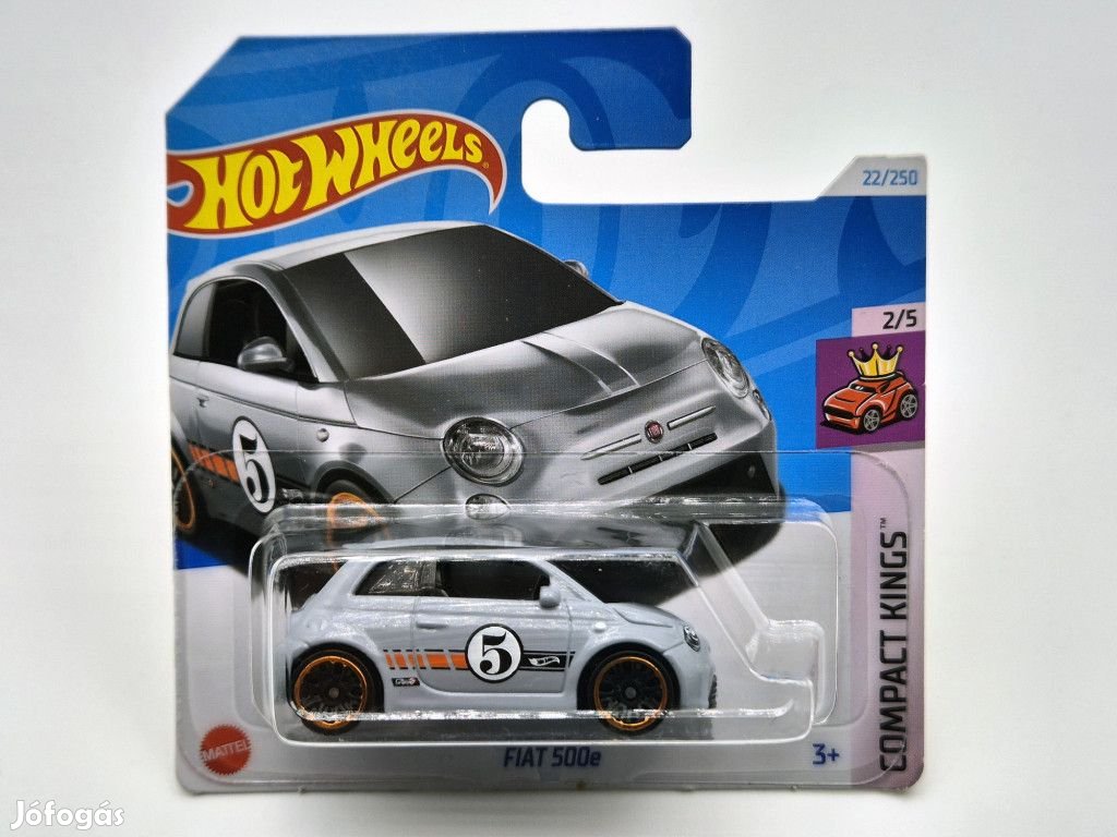 HW Compact Kings - 2024 22/250 - Fiat 500e -  Hot Wheels - 1:64