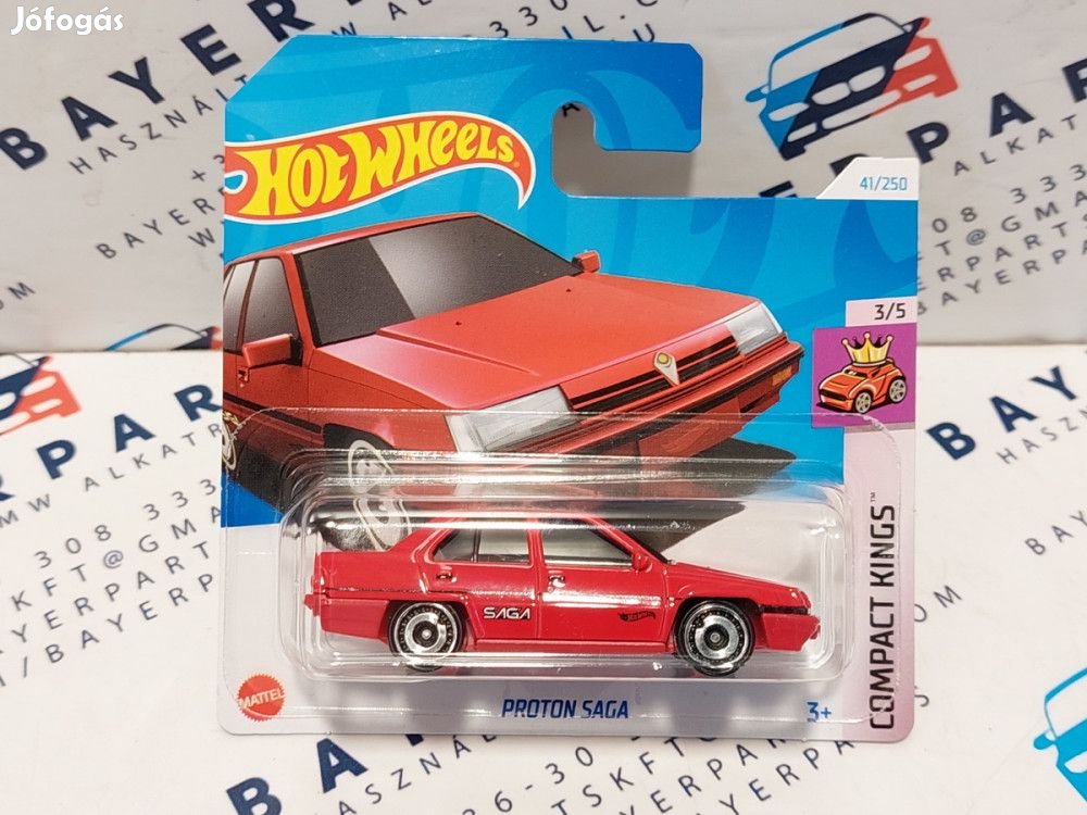 HW Compact Kings - 2024 41/250 - Proton Saga -  Hot Wheels - 1:64