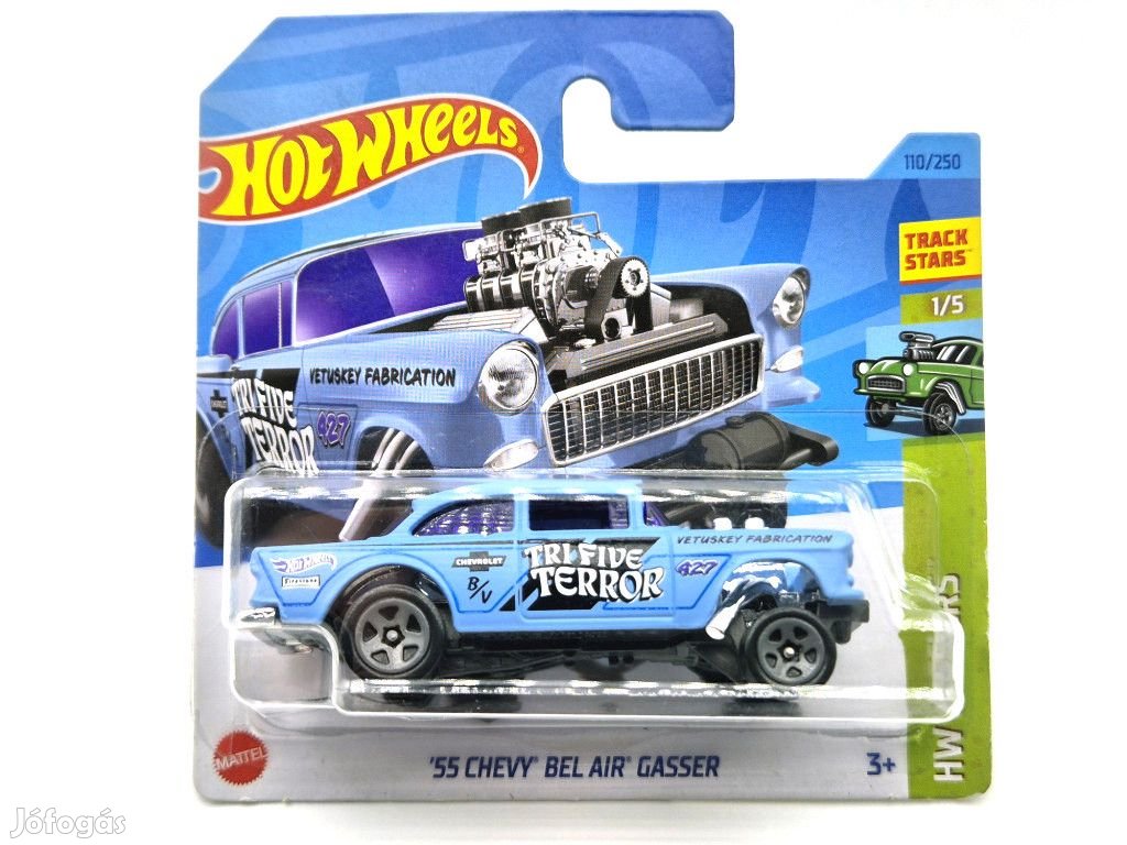 HW Gassers - 1/5 - Chevrolet Chevy Bel Air Gasser (1955) -  Hotwheels