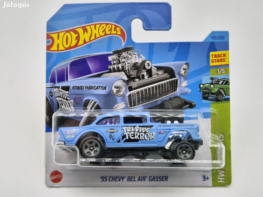 HW Gassers - 1/5 - Chevrolet Chevy Bel Air Gasser (1955) -  Hotwheels