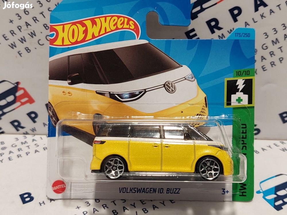 HW Green Speed - 10/10 - Volkswagen VW ID. Buzz -  Hotwheels - 1:64