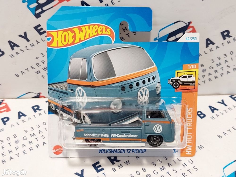 HW Hot Trucks - 2024 42/250 - Volkswagen VW T2 Pickup -  Hot Wheels -