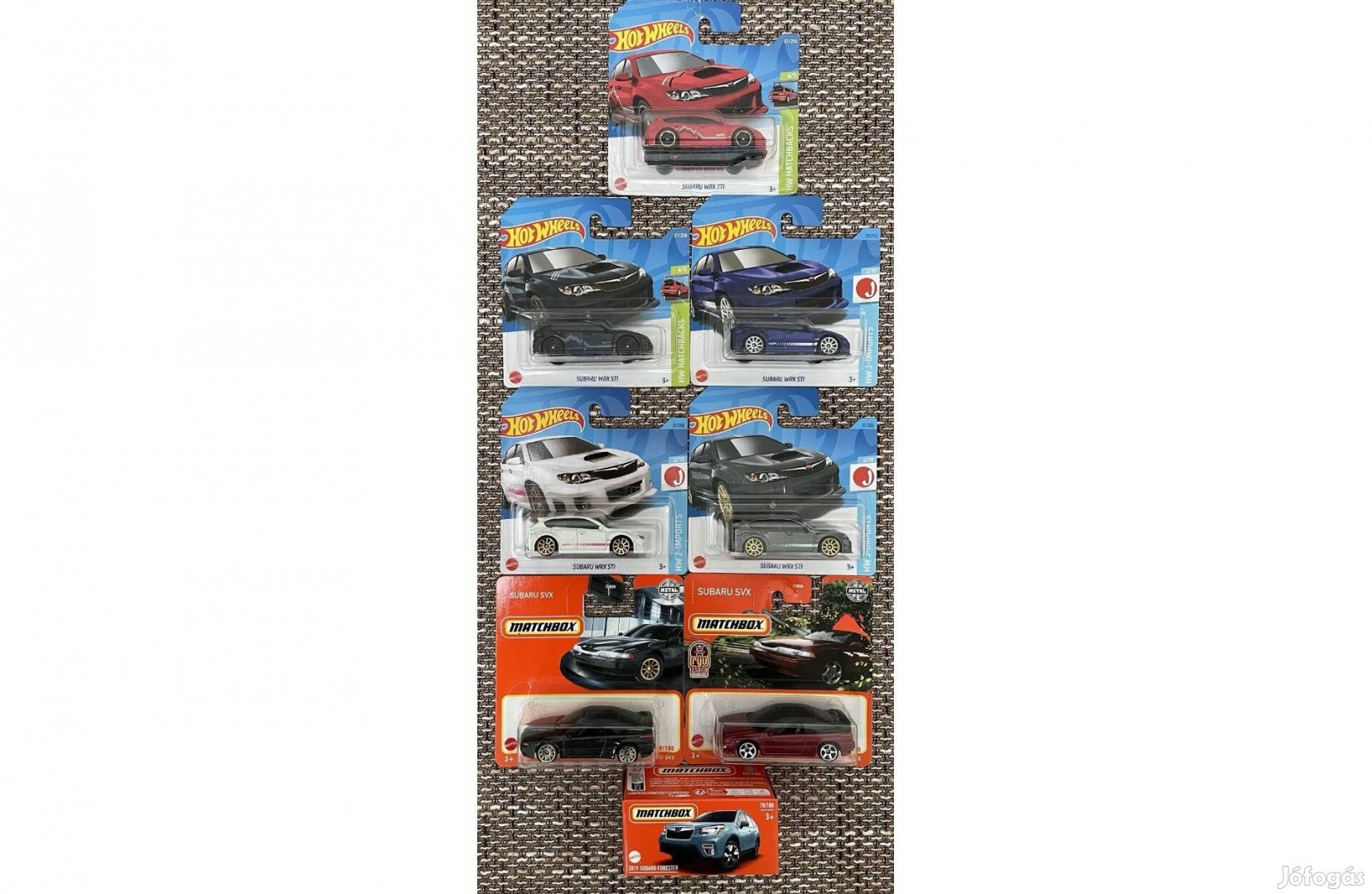 HW Hot Wheels Subaru Wrx STi, Svx, Forester