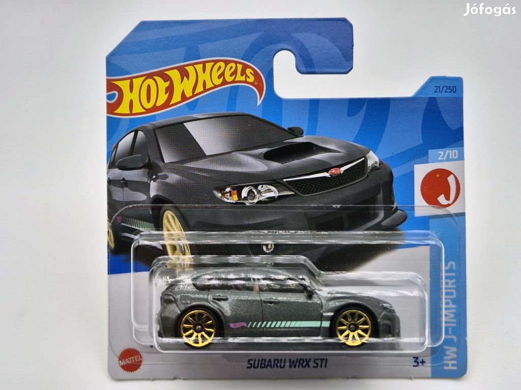 HW J-Imports - 2/10 - Subaru WRX STI -  Hotwheels - 1:64