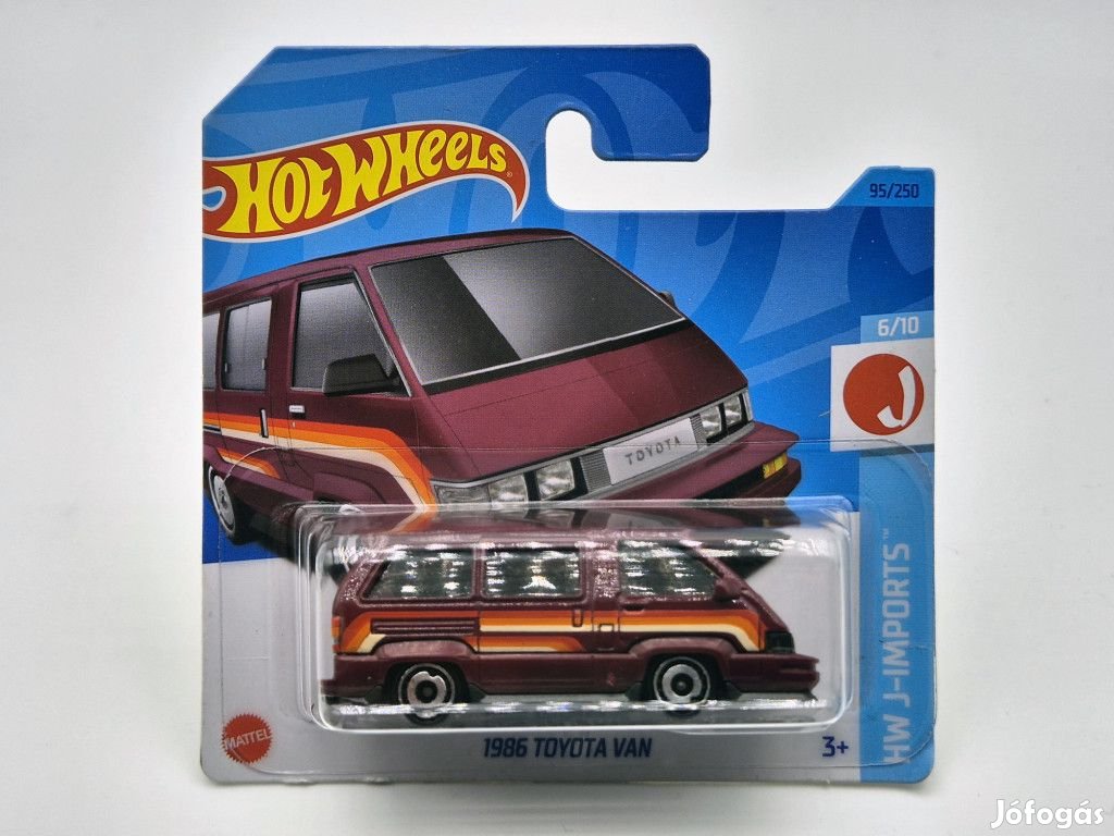 HW J-Imports - 6/10 - Toyota Van (1986) -  Hotwheels - 1:64