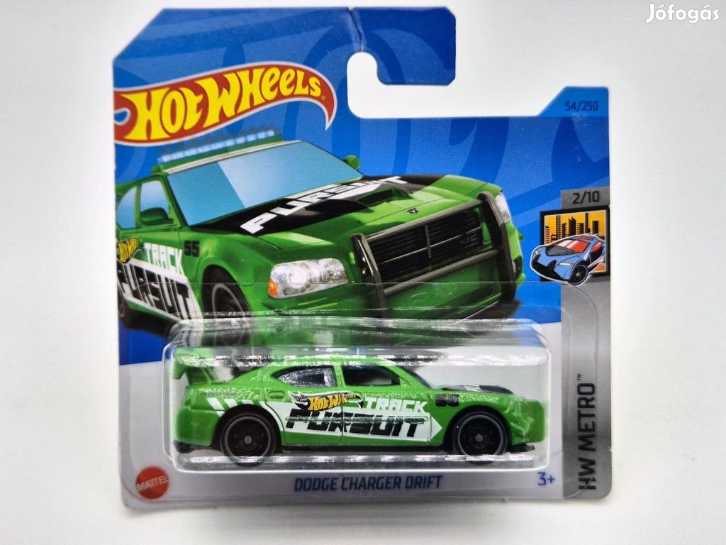 HW Metro - 2/10 - Dodge Charger Drift -  Hotwheels - 1:64