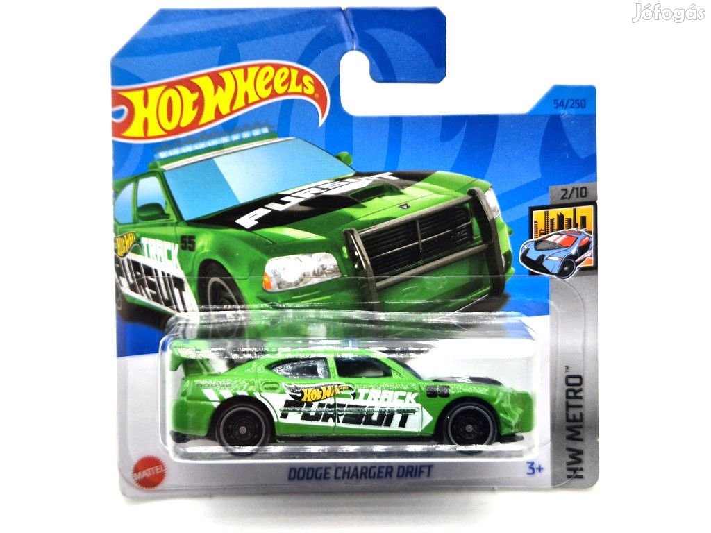 HW Metro - 2/10 - Dodge Charger Drift -  Hotwheels - 1:64