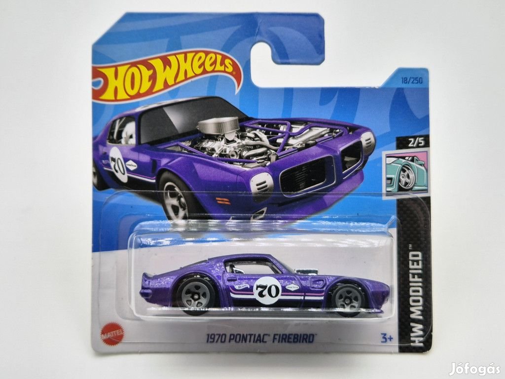 HW Modified - 2/5 - 1970 Pontiac Firebird -  Hotwheels - 1:64