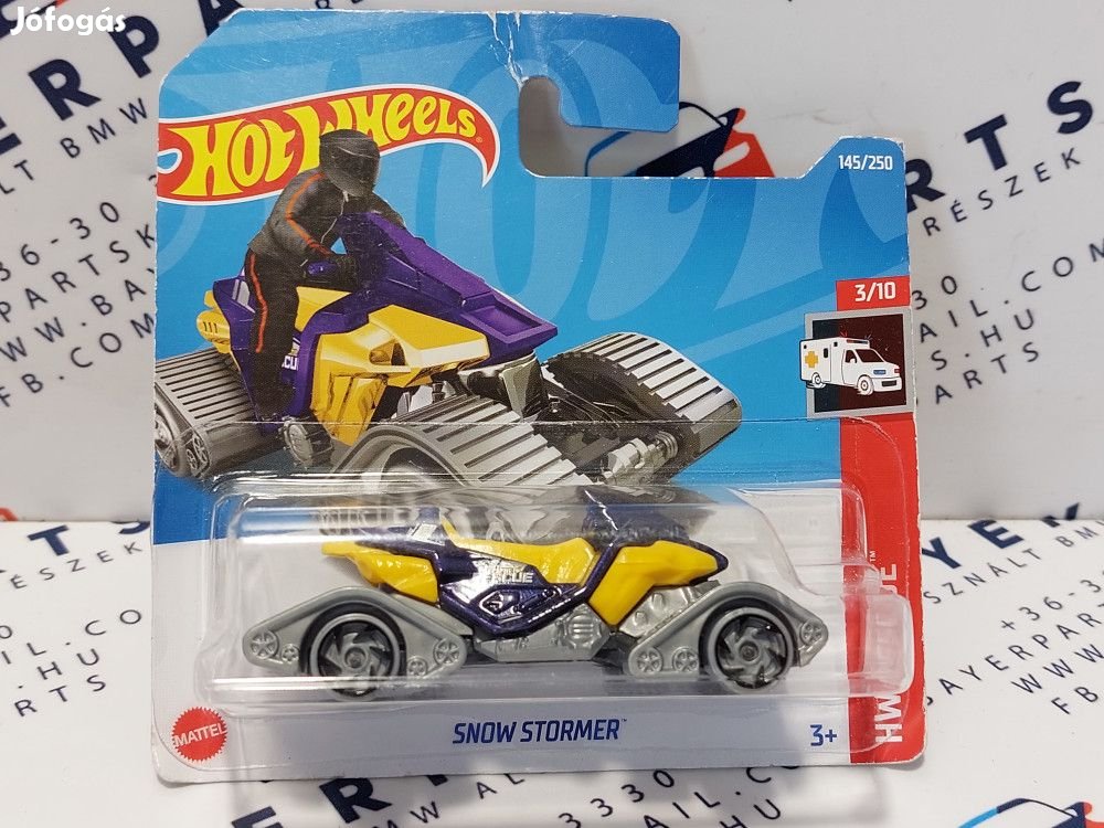 HW Rescue - 3/10 - Snow Stormer -  Hot Wheels - 1:64