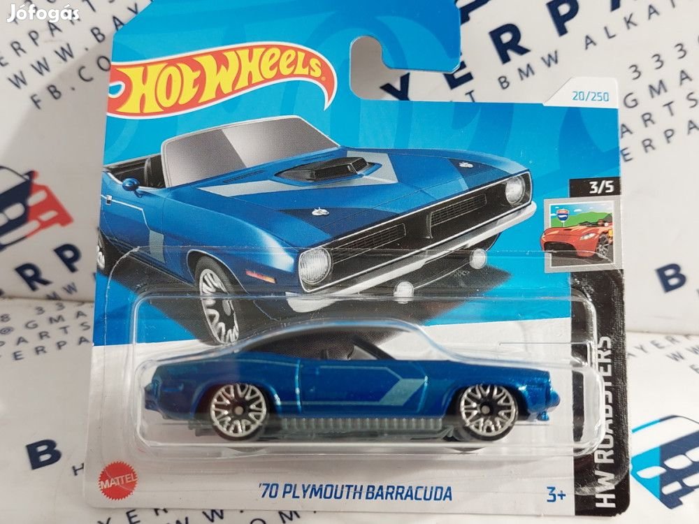 HW Roadsters - 2024 20/250 - Plymouth Barracuda (1970) -  Hot Wheels