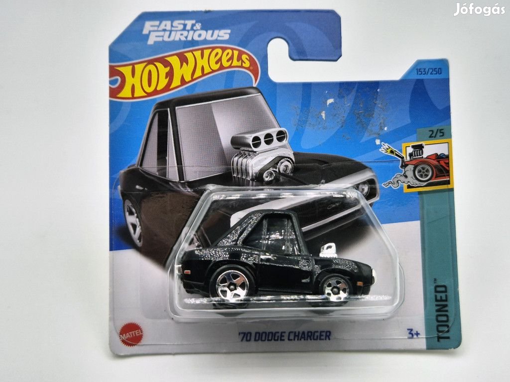 HW Tooned - 2/5 - '70 Dodge Charger -  Hotwheels - 1:64