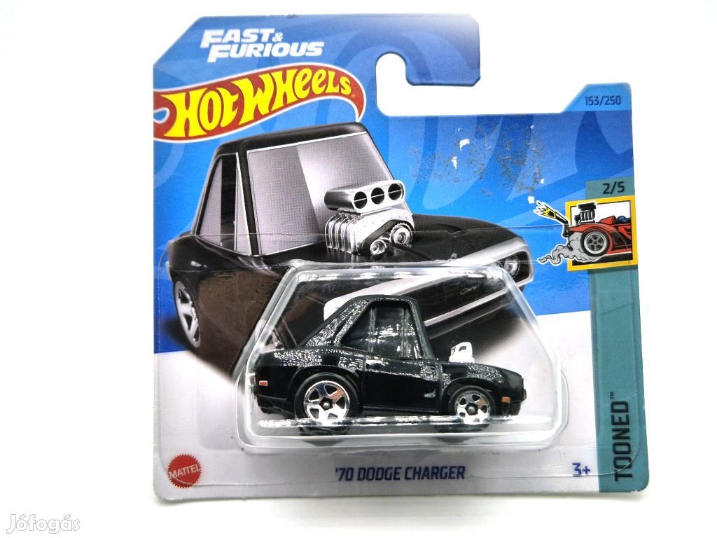 HW Tooned - 2/5 - '70 Dodge Charger -  Hotwheels - 1:64