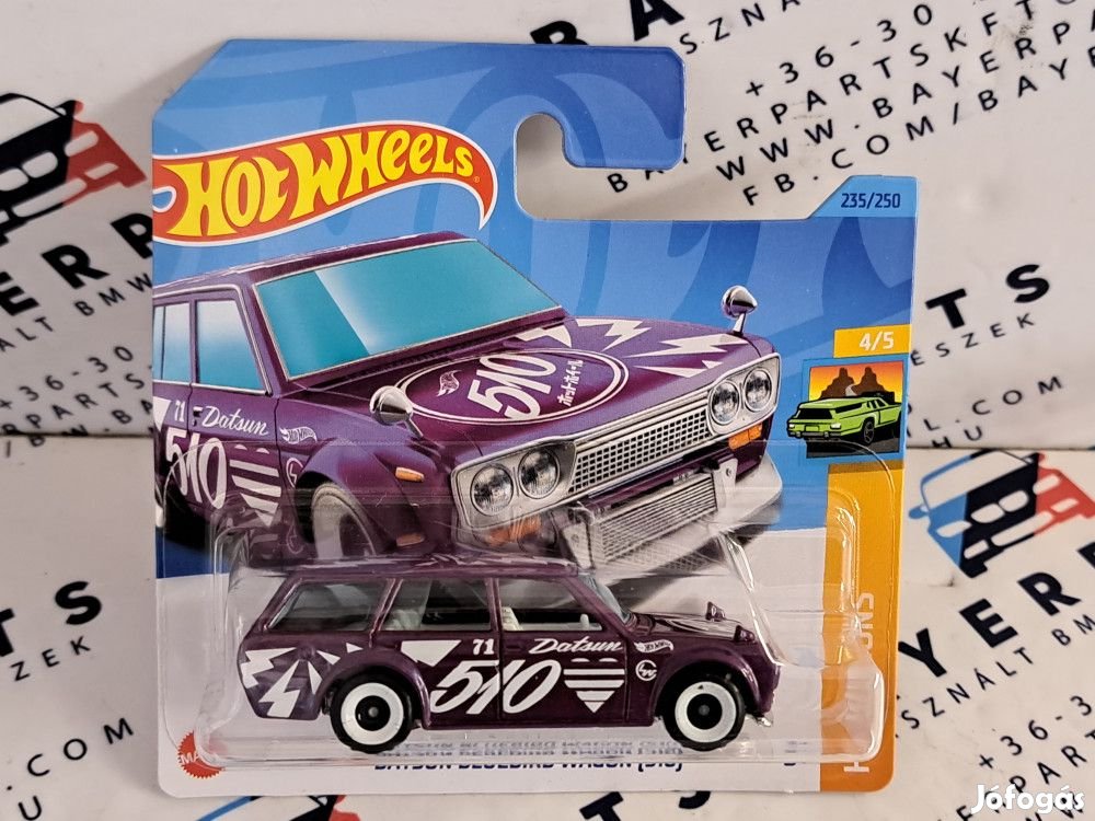 HW Wagons - 2023 235/250 - Datsun Bluebird wagon (510) -  Hot Wheels