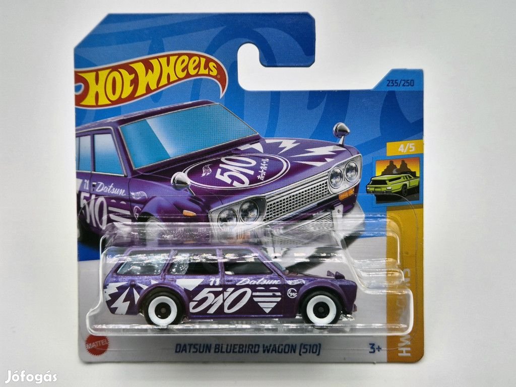 HW Wagons - 2023 235/250 - Datsun Bluebird wagon (510) -  Hot Wheels