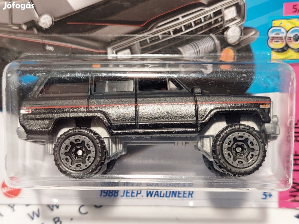 HW: The '80s - 5/10 - 1988 Jeep Wagoneer -  Hotwheels - 1:64