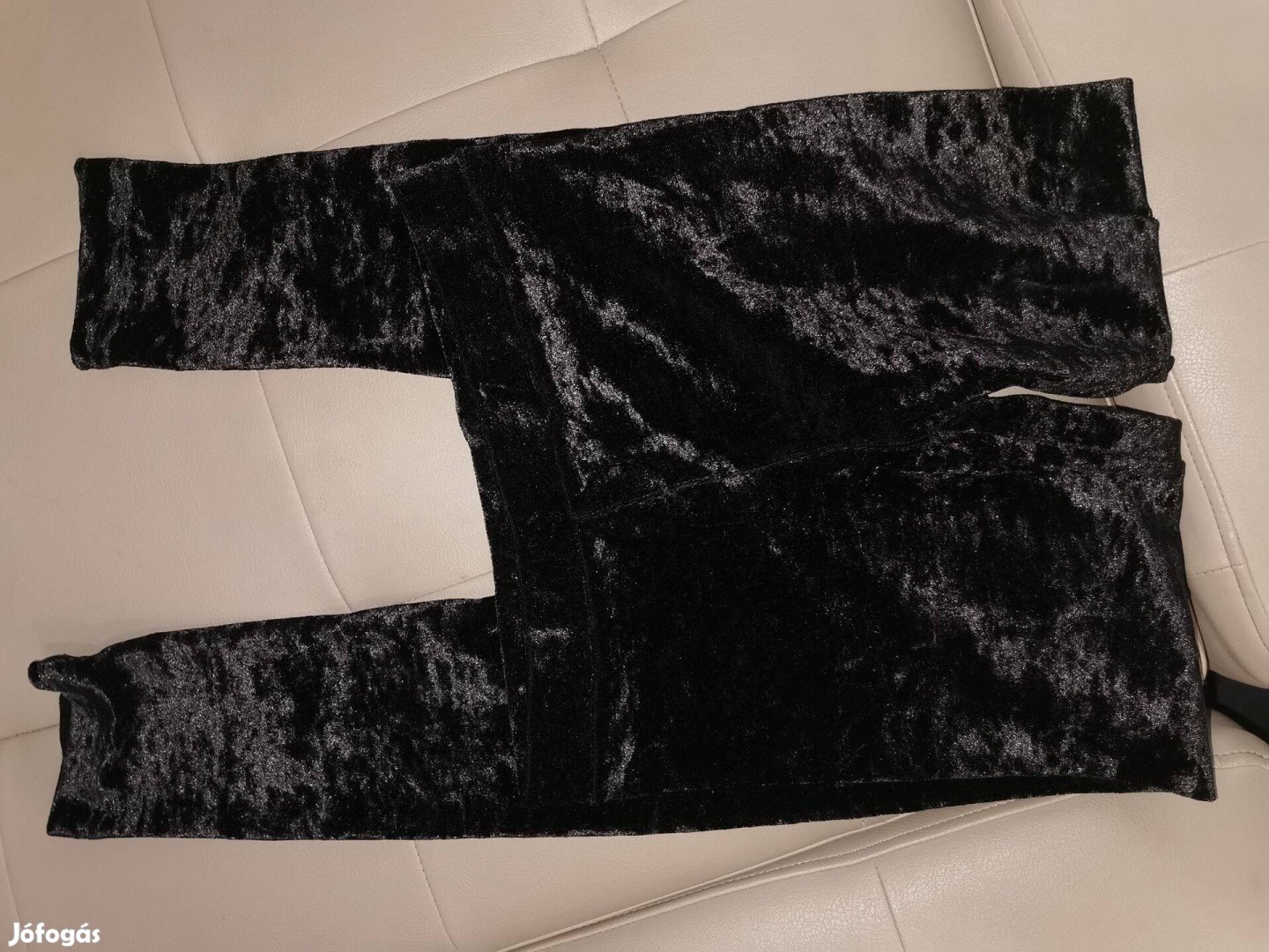 H&M 152 bársony leggings lecímkézett