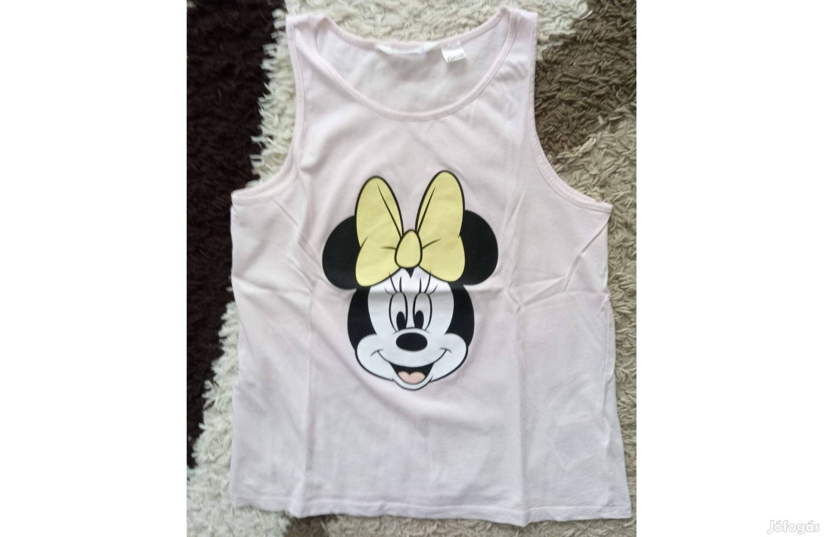 H&M 158/164-es hibátlan lány ujjatlan póló Minnie egér