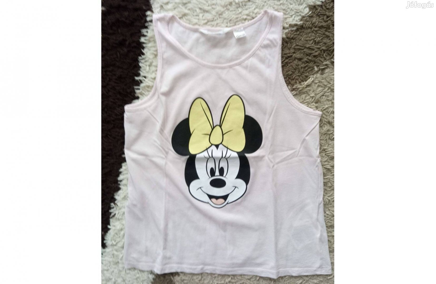 H&M 158/164-es hibátlan lány ujjatlan póló Minnie egér