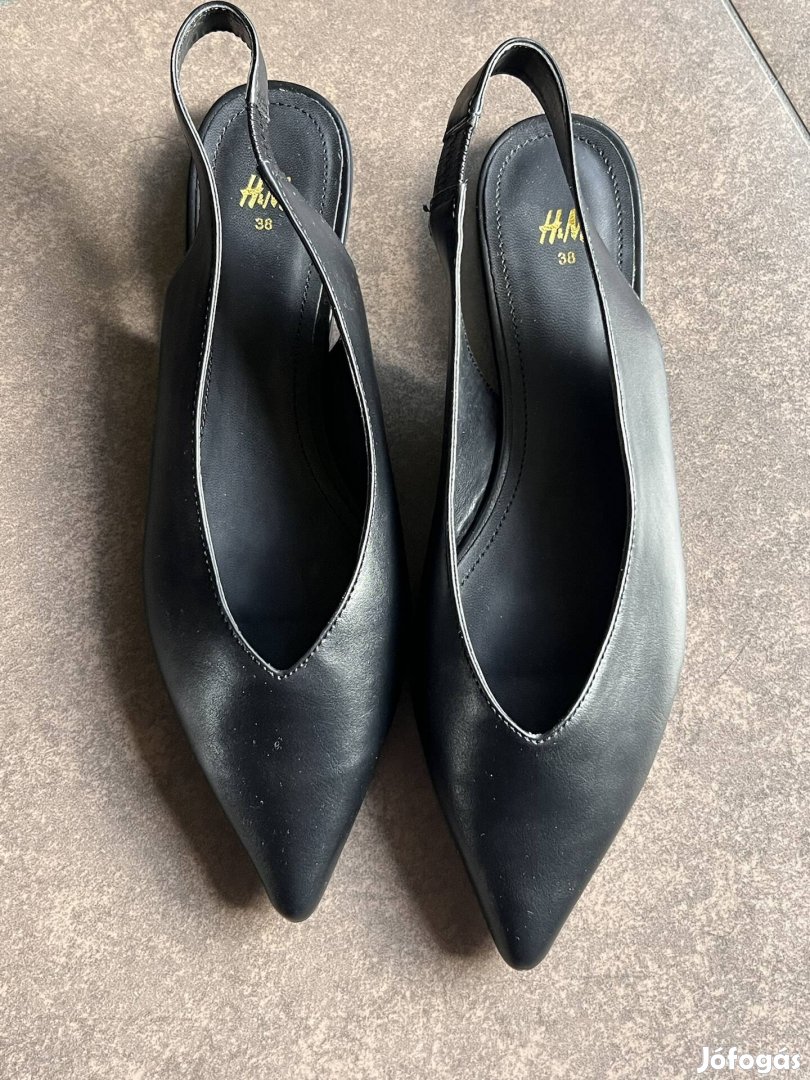 H&M 38-as fekete cipő Új hibátlan