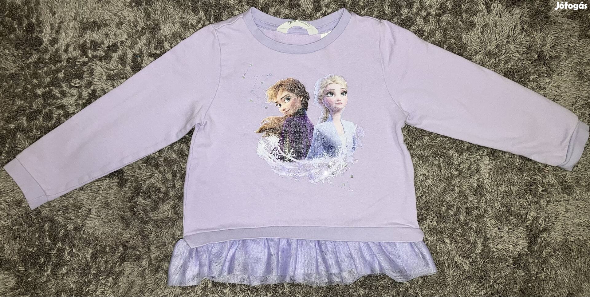 H&M Frozen 110-116 Jégvarázs pulóver; Anna & Elza