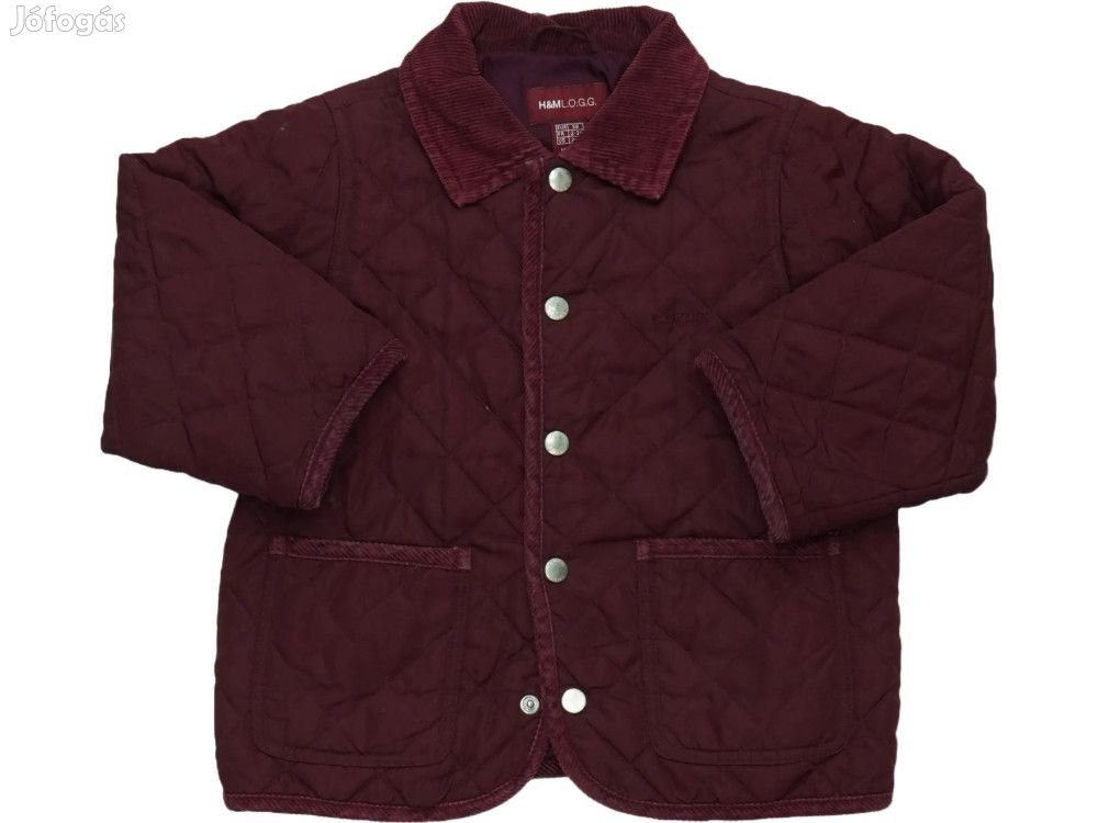 H&M Használt (keveset használt) Fiú Átmeneti kabát (Méret: 98)