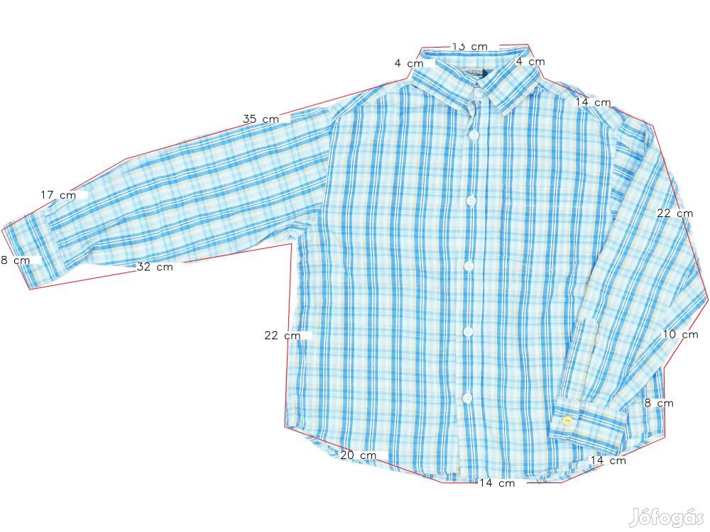 H&M Használt (újszerű) Fiú Ing (Méret: 128)