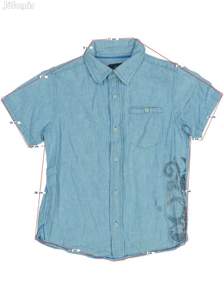 H&M Használt (újszerű) Fiú Ing (Méret: 134)