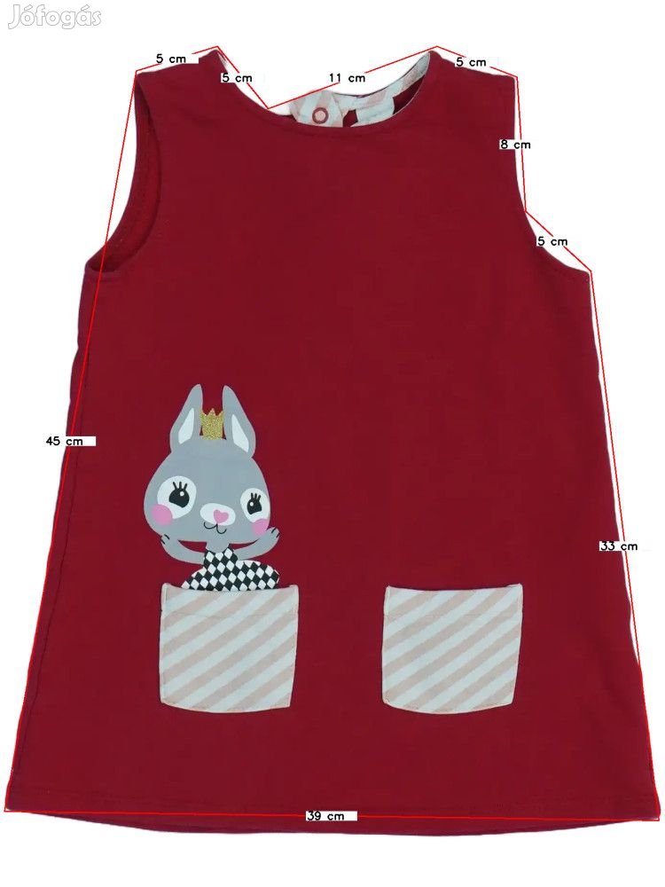 H&M Használt (újszerű) Lány Ruha (Méret: 86)