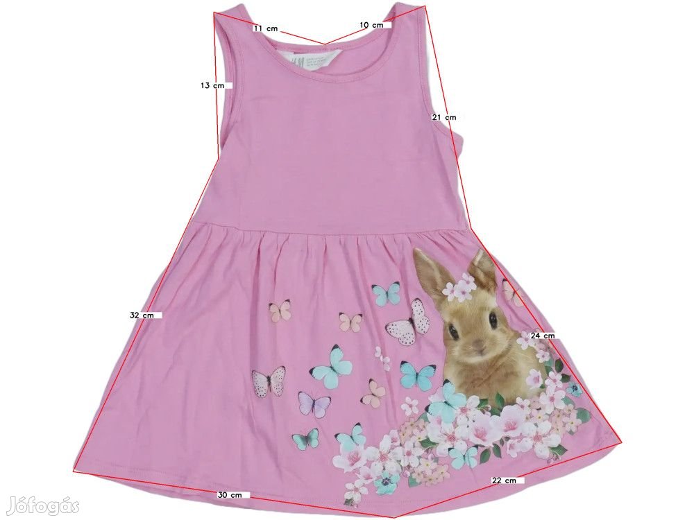 H&M Használt (újszerű) Lány Ruha (Méret: 92)
