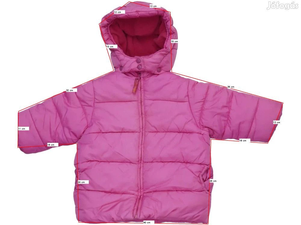 H&M Használt (újszerű) Lány Télikabát (Méret: 86)