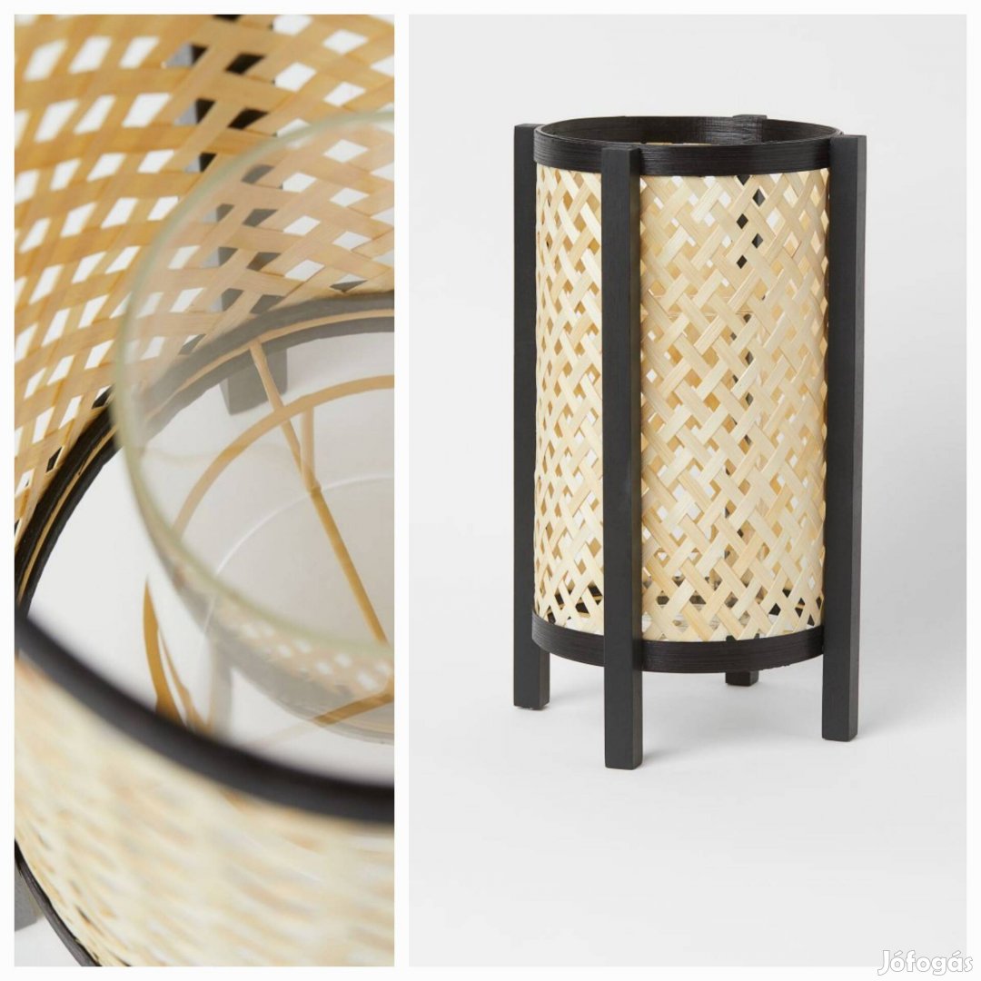 H&M Home rattan gyertyatartó lámpás eladó