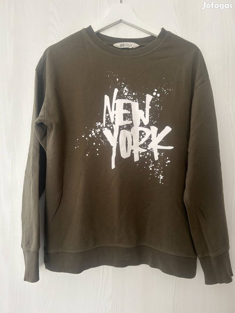 H&M New York feliratos pulóver