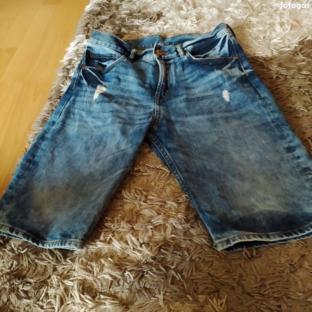 H&M Slim fit farmer rövidnadrág térdnadrág 12-13 év 158