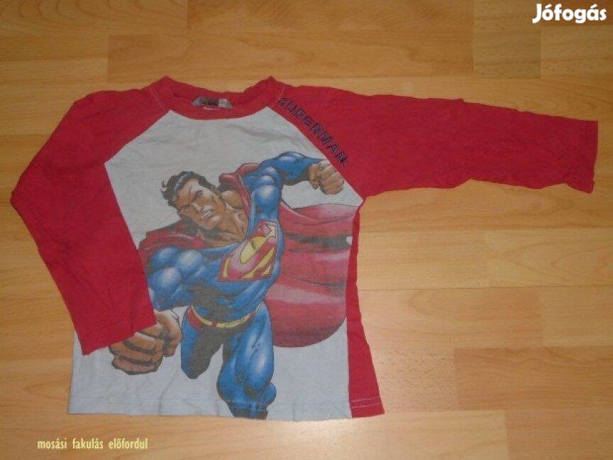 H&M Superman mintás hosszú ujjú felső 2 évesre (méret 92)