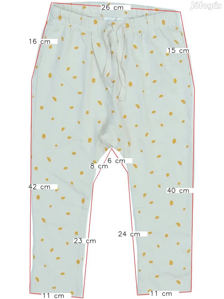 H&M Új (címkés) Fiú Baby nadrág (Méret: 104)