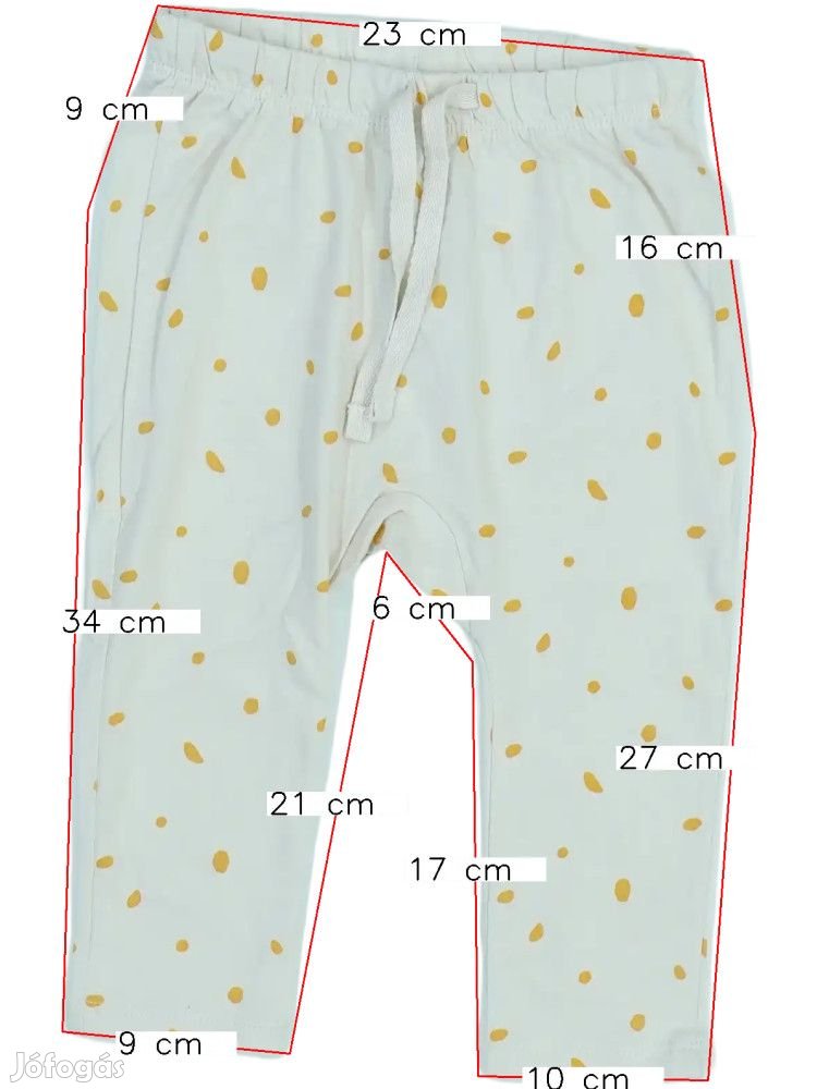 H&M Új (címkés) Fiú Baby nadrág (Méret: 86)