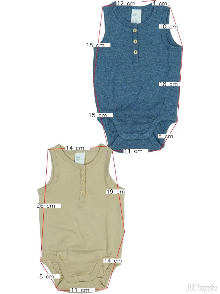 H&M Új (címkés) Fiú Csomag - Body (Méret: 56)