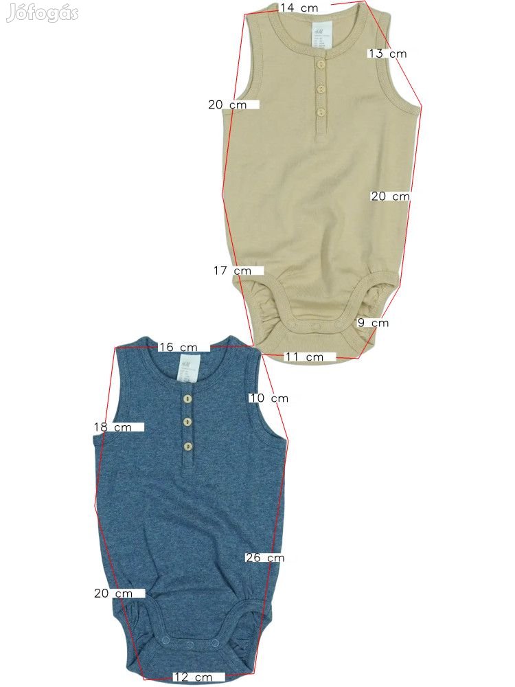 H&M Új (címkés) Fiú Csomag - Body (Méret: 68)