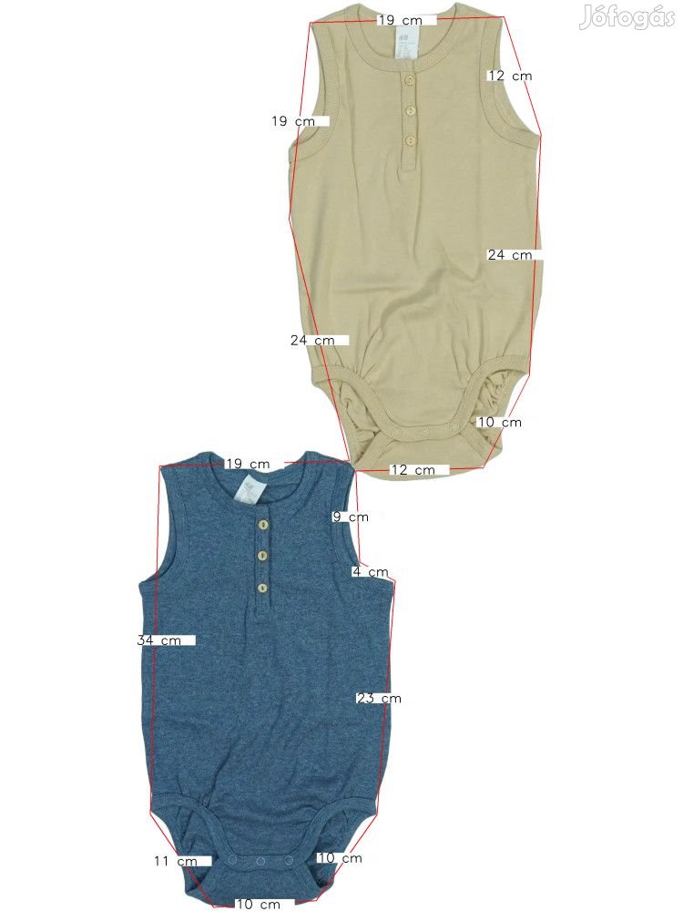H&M Új (címkés) Fiú Csomag - Body (Méret: 86)